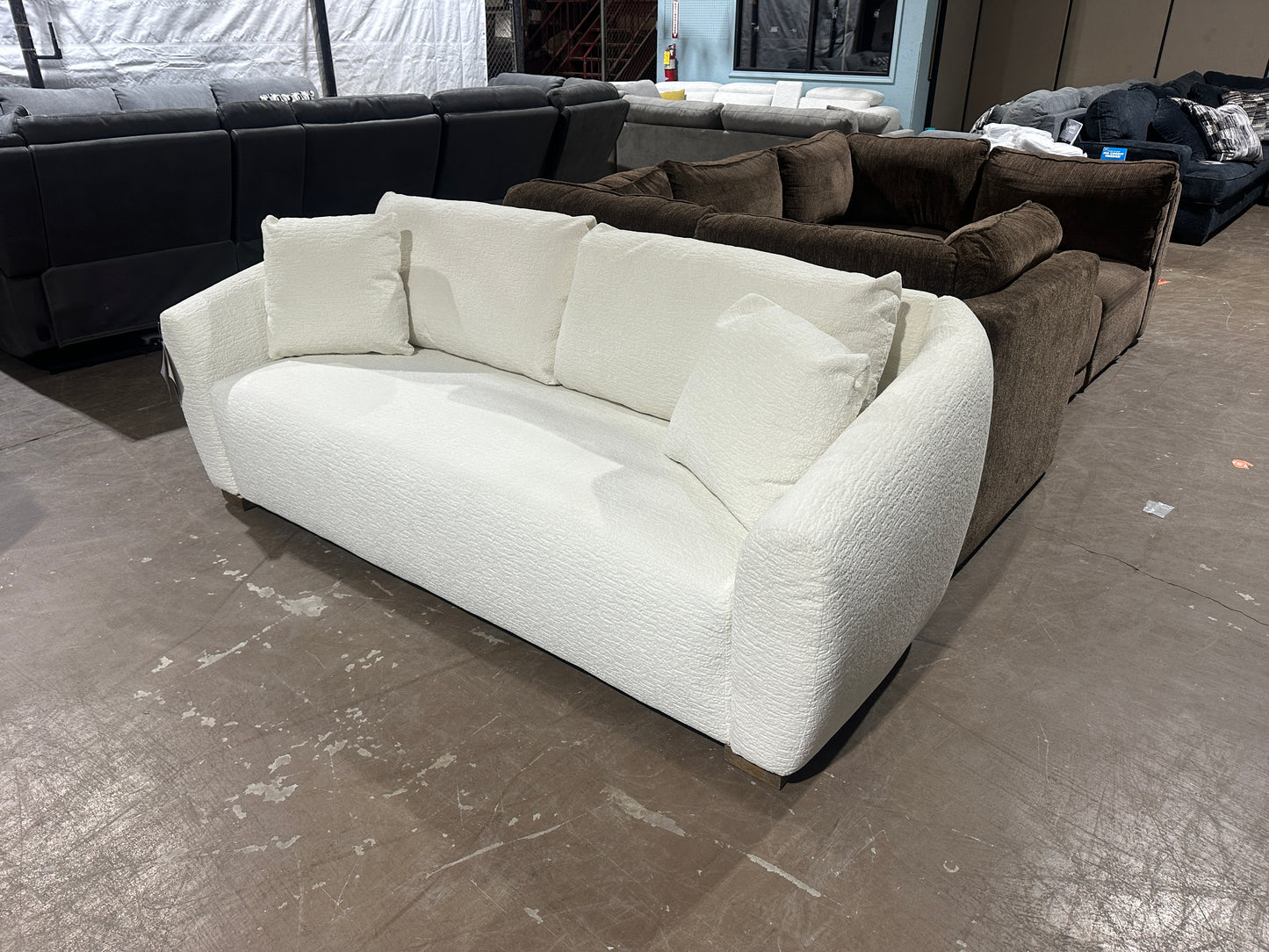 Beautiful cream sofa