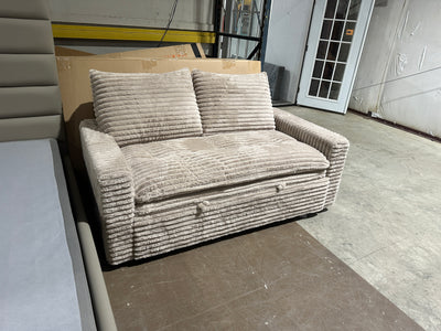 Rose pink Convertible Sleeper Sofa